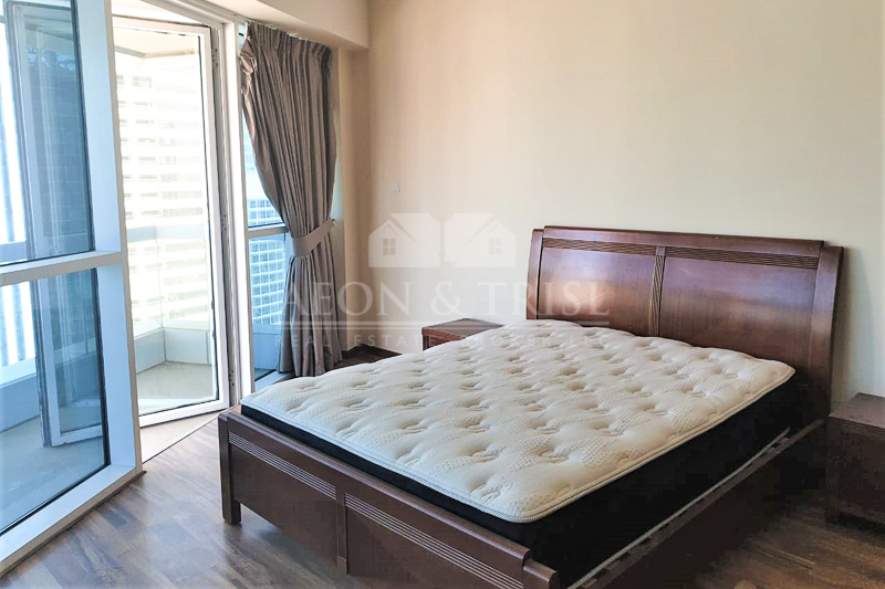 Vacant 1 Bed | Marina and SZR View | Furnished-pic_1